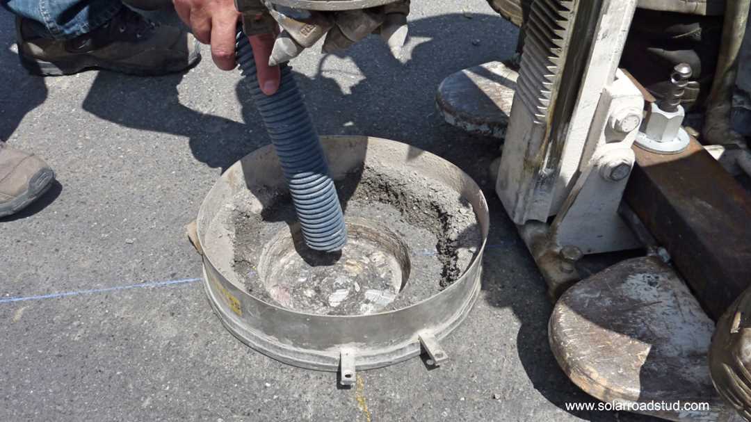 Clean the hole